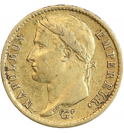 20 Francs Napoléon Ier Tête Laurée Revers République