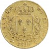 20 Francs Louis XVIII Buste Habillé - Variété 4 Long