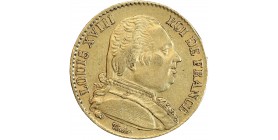 20 Francs Louis XVIII Buste Habillé