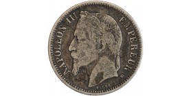1 Franc Napoléon III Tête Laurée Second Empire