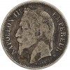 1 Franc Napoléon III Tête Laurée Second Empire