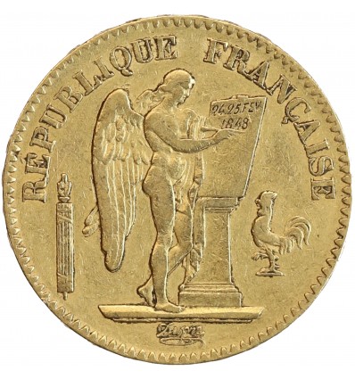 20 Francs Génie Deuxième République