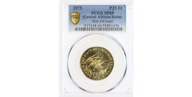 25 Francs Essai Afrique Centrale Etats - PCGS SP69