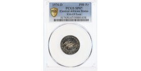 50 Francs Essai Afrique Centrale Etats - PCGS SP67