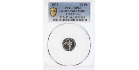 Essai de 1 Francs Afrique de l'Ouest (Etats) - PCGS SP68
