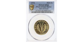 Essai de 25 Francs Afrique de l'Ouest (Etats) - PCGS SP66