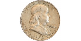 1/2 Dollar Franklin - Etats-Unis Argent