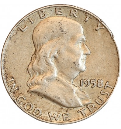 1/2 Dollar Franklin - Etats-Unis Argent