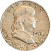 1/2 Dollar Franklin - Etats-Unis Argent