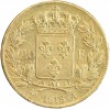20 Francs Louis XVIII Buste Nu