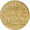 20 Francs Louis XVIII Buste Nu