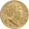 20 Francs Louis XVIII Buste Nu
