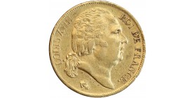 20 Francs Louis XVIII Buste Nu