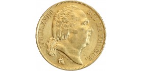 20 Francs Louis XVIII Buste Nu