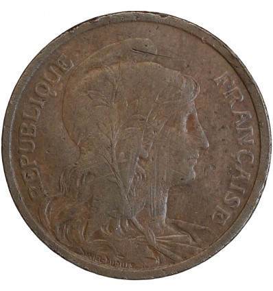 Avers : buste de la Liberté à droite, coiffée du bonnet phrygien