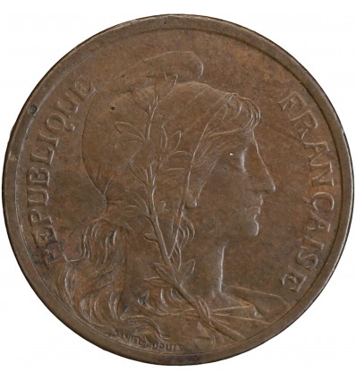 Avers : buste de la Liberté à droite, coiffée du bonnet phrygien