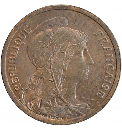 Avers : buste de la Liberté à droite, coiffée du bonnet phrygien