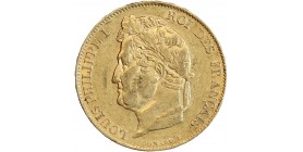 20 Francs Louis-Philippe Ier Tête Laurée