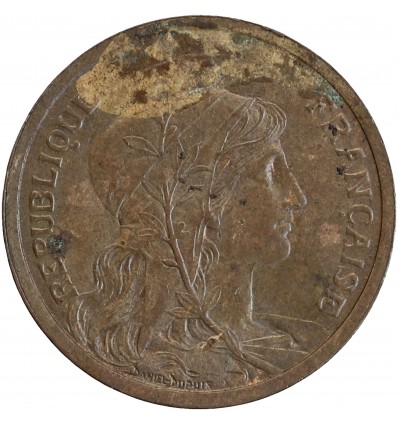 Avers : buste de la Liberté à droite, coiffée du bonnet phrygien