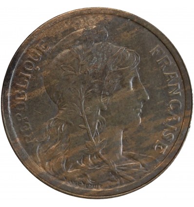 Avers : buste de la Liberté à droite, coiffée du bonnet phrygien