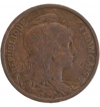 Avers : buste de la Liberté à droite, coiffée du bonnet phrygien