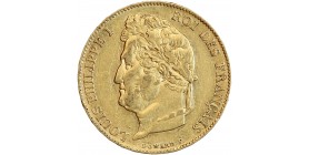 20 Francs Louis-Philippe Ier Tête Laurée