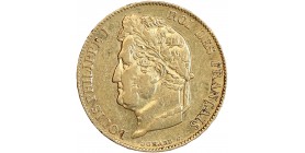20 Francs Louis-Philippe Ier Tête Laurée
