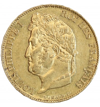 20 Francs Louis-Philippe Ier Tête Laurée