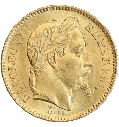 20 Francs Napoléon III Tête Laurée