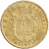 20 Francs Napoléon III Tête Laurée