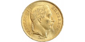 20 Francs Napoléon III Tête Laurée