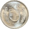 5 Francs Berger Suisse Argent - Confederation
