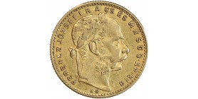 Avers : tête laurée de François Joseph à droite