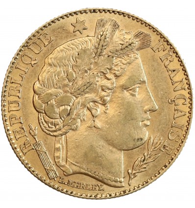 10 Francs Cérès Troisième République