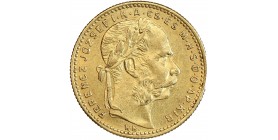 Avers : tête laurée de François Joseph à droite