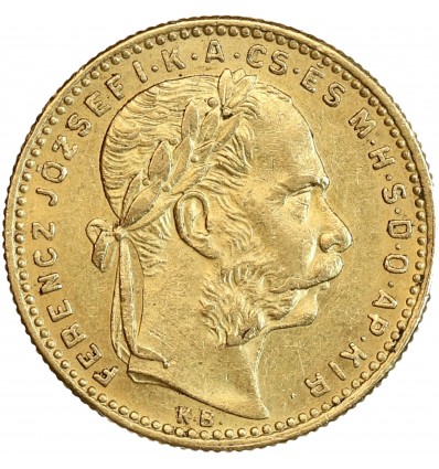 Avers : tête laurée de François Joseph à droite
