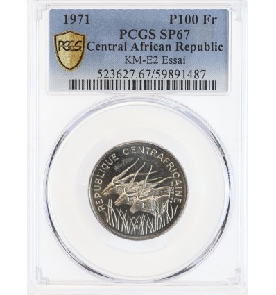 Essai de 100 Francs - République Centrafricaine