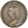 1 Couronne Victoria Grande Bretagne Argent