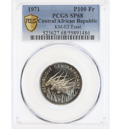 Essai de 100 Francs - République Centrafricaine