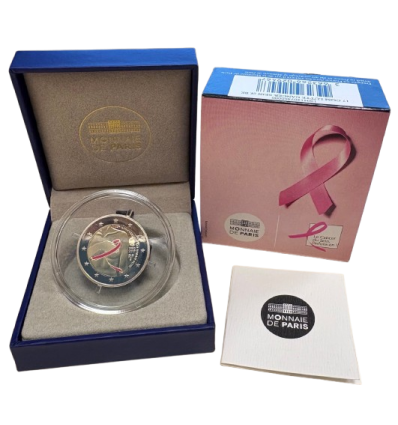 2 Euros France 2017 BE - Lutte contre le Cancer du Sein