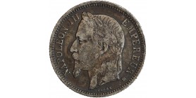 1 Franc Napoléon III Tête Laurée Second Empire