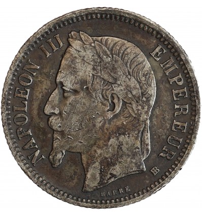 1 Franc Napoléon III Tête Laurée Second Empire