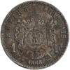1 Franc Napoléon III Tête Laurée Second Empire