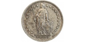 Avers : Helvetia debout tenant une lance et un bouclier