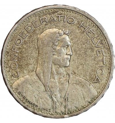 Avers : buste drapé à droite