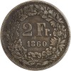 2 Francs - Suisse Argent Confederation