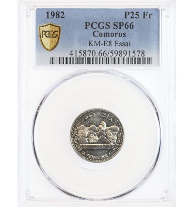 Essai de 25 Francs - Comores