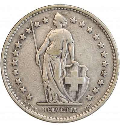 2 Francs Suisse Argent - Confederation