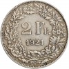 2 Francs Suisse Argent - Confederation