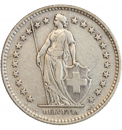 2 Francs Suisse Argent - Confederation